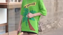 小姐姐穿绿色衣服,小姐姐演绎春日时尚风采